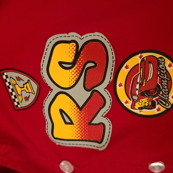 Disney Pixar Cars red button down long sleeved cotton shirt - Picture 6 of 6